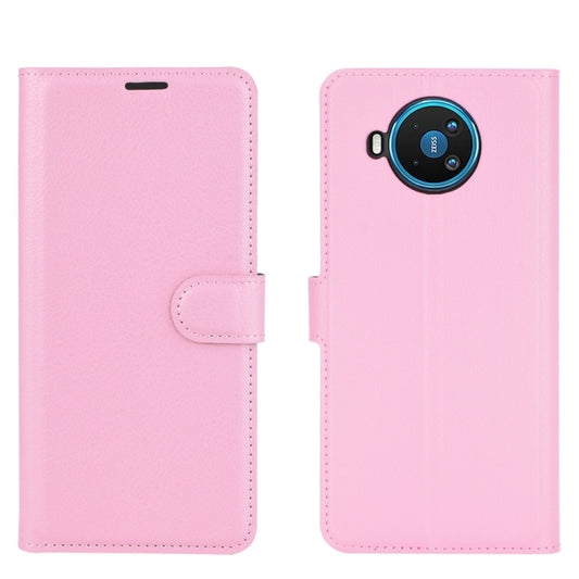For Nokia 8.3 5G Litchi Texture Horizontal Flip Protective Case with Holder & Card Slots & Wallet(Pink) by buy2fix