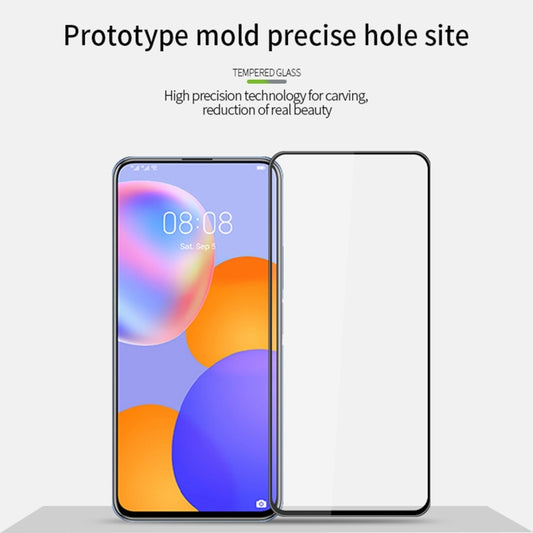 For Huawei Y9a 2020 MOFI 9H 3D Explosion-proof Curved Screen Tempered Glass Film(Black) by MOFI