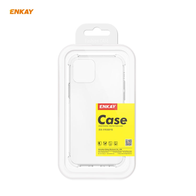 For iPhone 12 Pro Max Hat-Prince ENKAY ENK-PC049 Clear TPU Soft Case Shockproof Cover - iPhone 12 Pro Max Cases by ENKAY | Online Shopping UK | buy2fix