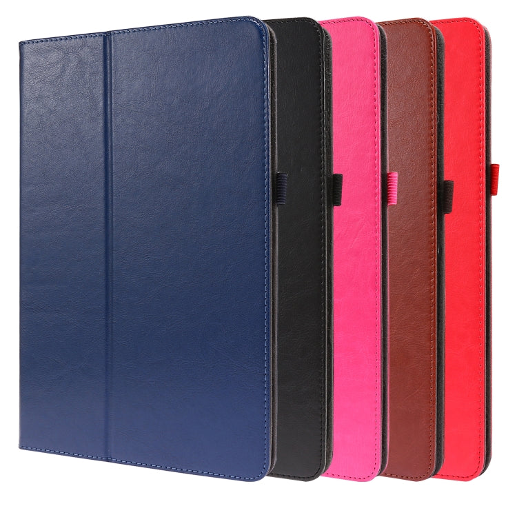 For Samsung Galaxy Tab S8+ / Tab S8 Plus / Tab S7 FE / Tab S7+ T970/T976B 2-Folding Business Horizontal Flip PU Leather Case with Card Slots & Holder(Red) by buy2fix