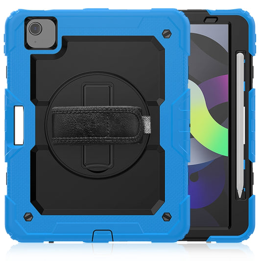 For iPad Air 2022 / 2020 10.9 Shockproof Black Silica Gel + Colorful PC Protective Case(Light Blue) - iPad Air (2022) / (2020) 10.9 Cases by buy2fix | Online Shopping UK | buy2fix