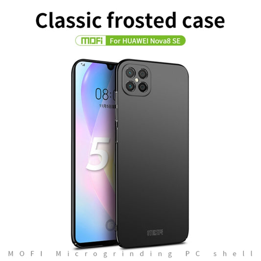 For Huawei nova 8 SE MOFI Frosted PC Ultra-thin Hard Case (Rose gold) by MOFI