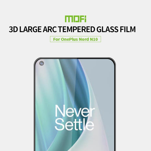 For OnePlus Nord N10 5G MOFI 9H 3D Explosion-proof Curved Screen Tempered Glass Film by MOFI