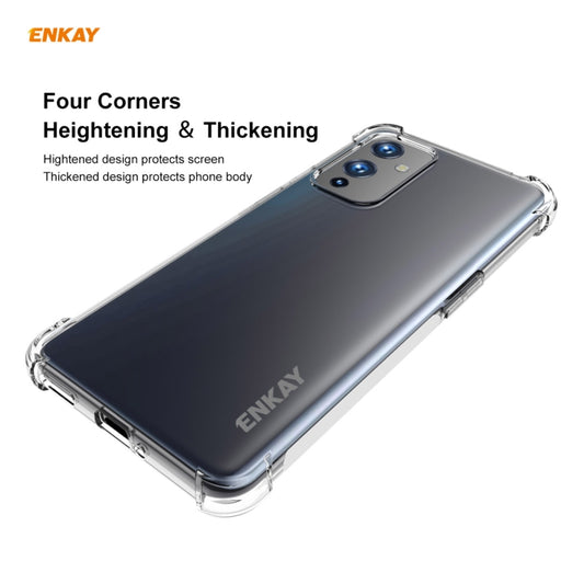 For OnePlus 9 Hat-Prince ENKAY Clear TPU Shockproof Case Soft Anti-slip Cover by ENKAY