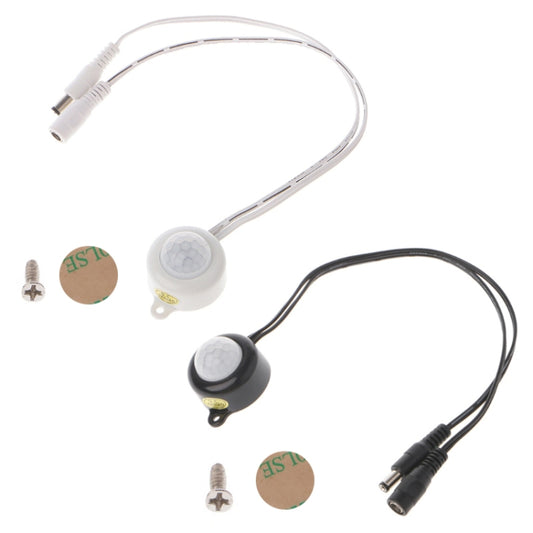 DC 5-24V/5A With Plug for LED Light Bar Human Body Infrared PIR Motion Sensor Switch(White) by buy2fix