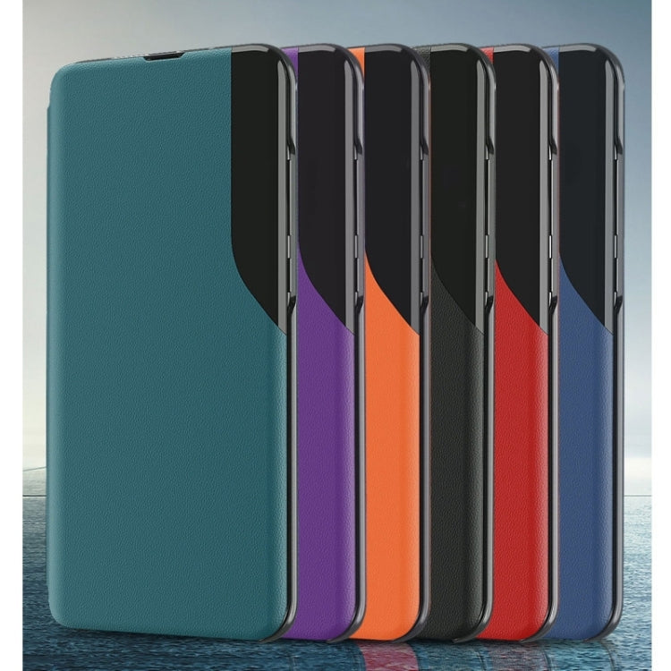 For Xiaomi Redmi Note 10 Pro Attraction Flip Holder Leather Phone Case(Purple) by buy2fix