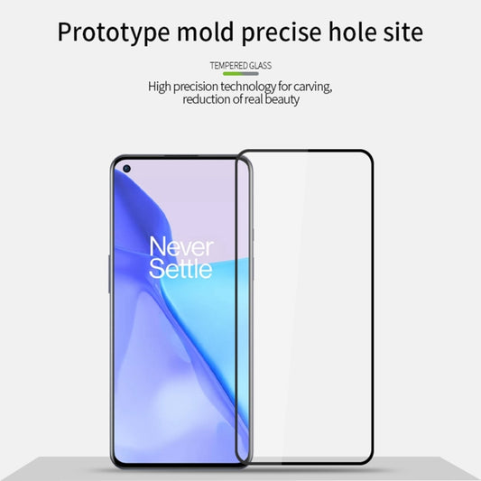 For OnePlus 9 / 9R MOFI 9H 2.5D Full Screen Tempered Glass Film(Black) by MOFI