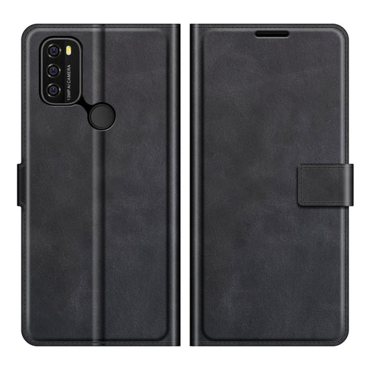 For Blackview A70 Retro Calf Pattern Buckle Horizontal Flip Leather Case with Holder & Card Slots & Wallet(Black) by buy2fix