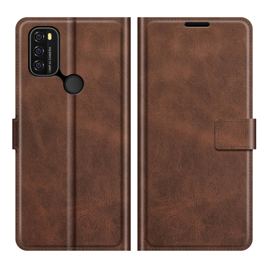 For Blackview A70 Retro Calf Pattern Buckle Horizontal Flip Leather Case with Holder & Card Slots & Wallet(Dark Brown) by buy2fix