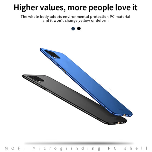 For Samsung Galaxy M12/A12 MOFI Frosted PC Ultra-thin Hard Case(Black) by MOFI