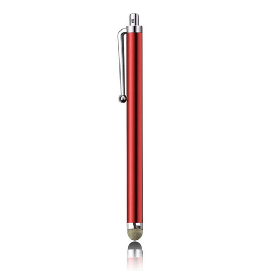 AT-19 Silver Fiber Pen Tip Stylus Capacitive Pen Mobile Phone Tablet Universal Touch Pen(Red) by buy2fix