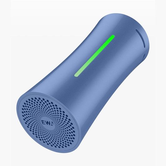 EWA A115 Portable Metal Bluetooth Speaker 105H Power Hifi Stereo Outdoor Subwoofer(Blue) by EWA