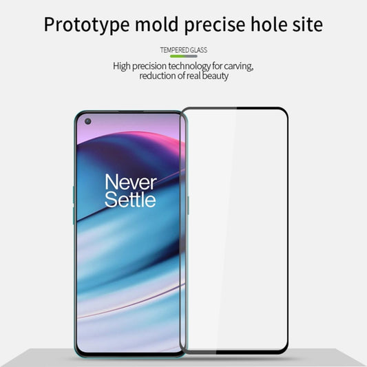 For OnePlus Nord CE 5G MOFI 9H 2.5D Full Screen Tempered Glass Film(Black) by MOFI