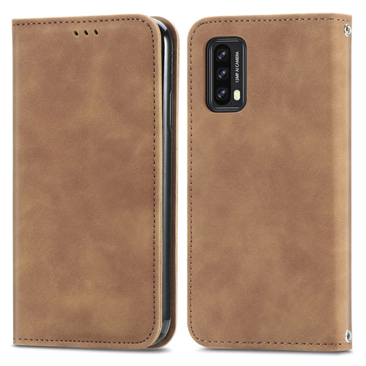 For Blackview A90 Retro Skin Feel Business Magnetic Horizontal Flip Leather Case with Holder & Card Slots & Wallet & Photo Frame(Brwon) by buy2fix
