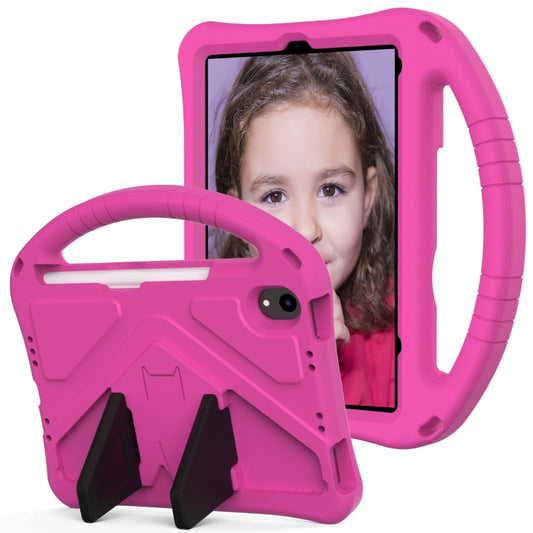 For iPad mini 6 / mini 2024 EVA Shockproof Tablet Case with Holder(Rose Red) - iPad mini 6 Cases by buy2fix | Online Shopping UK | buy2fix