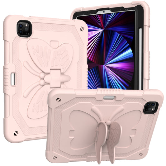 Pure Color PC + Silicone Anti-drop Tablet Tablet Case with Butterfly Holder & Pen Slot For iPad Pro 11 2018 & 2020 & 2021 & Air 2020 10.9 - iPad Pro 11 (2022/2021) Cases by buy2fix | Online Shopping UK | buy2fix