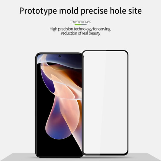 For Xiaomi Redmi Note 11 Pro / Note 11 Pro+ PINWUYO 9H 2.5D Full Screen Tempered Glass Film(Black) by PINWUYO