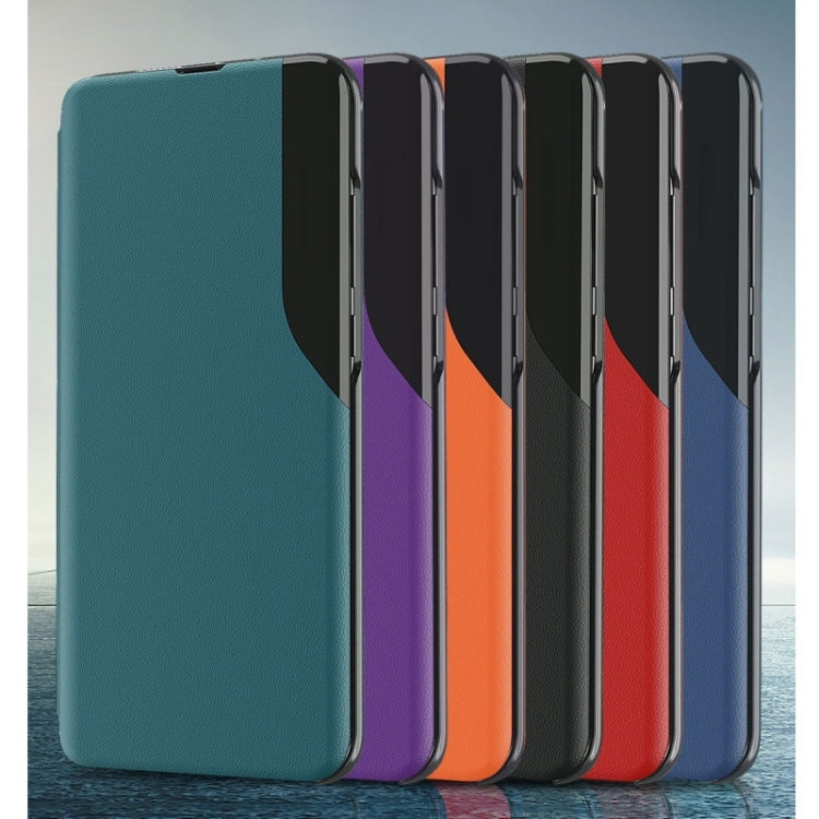 For Xiaomi Redmi Note 11 Pro Global Version Attraction Flip Holder Leather Phone Case(Blue) - Xiaomi Cases by buy2fix | Online Shopping UK | buy2fix