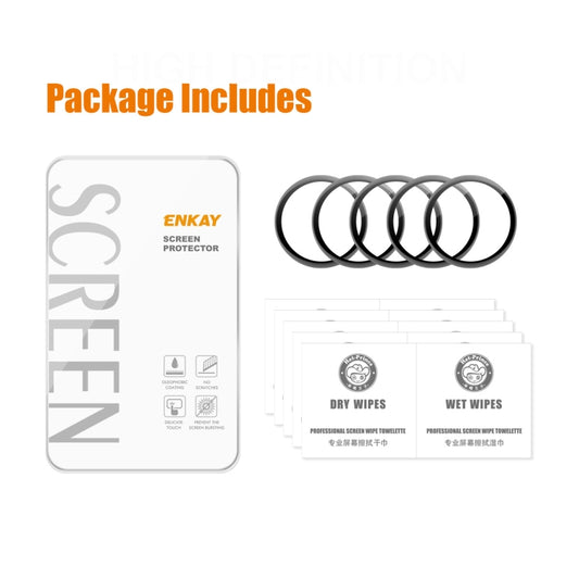 5 PCS For Huawei Watch GT 3 42mm ENKAY Hat-Prince Full Coverage 3D Curved Soft PC Edge + PMMA HD Screen Protector Film by ENKAY