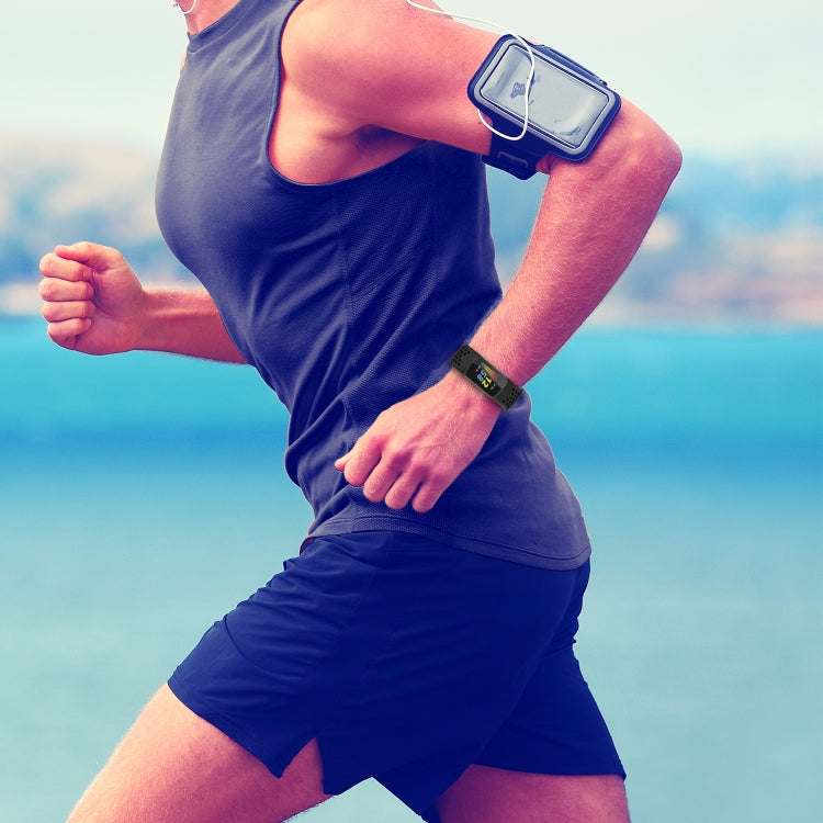 For Fitbit Charge 5 Monochromatic Breathable Silicone Watch Band(Navy Blue) by buy2fix