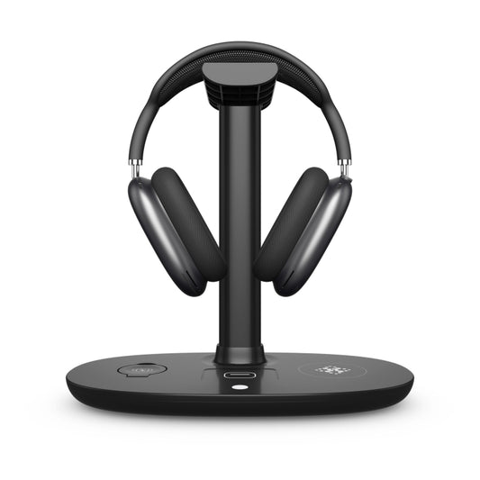 B-15A 4 in 1 Headset Holder Wireless Charger for Smart Phone & iWatch & Airpods by buy2fix