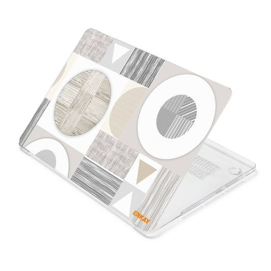 ENKAY Hat-Prince Geometry Pattern Laotop Protective Crystal Case for MacBook Pro 14.2 inch A2442 2021/A2779 2023/14 inch A3434 2025 (M5)(Geometry No.3) by ENKAY