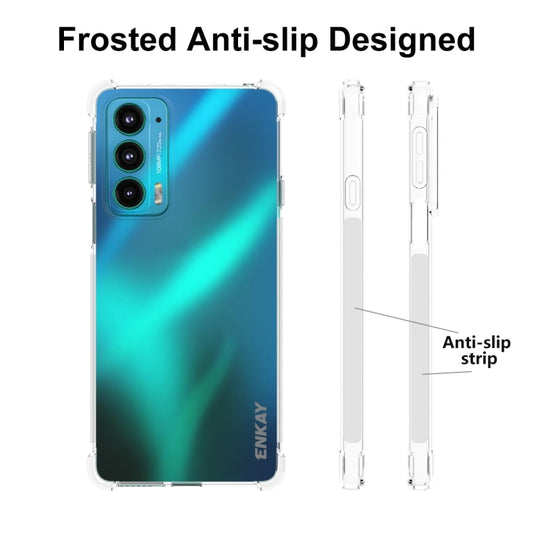 For Motorola Edge 20 ENKAY Transparent TPU Shockproof Case by ENKAY