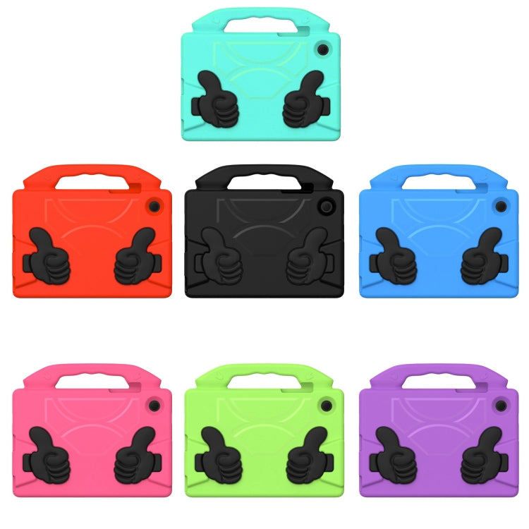 For Samsung Galaxy Tab A8 10.5 2021 X200 / X205 Thumb Bracket EVA Shockproof Tablet Case(Black) by buy2fix