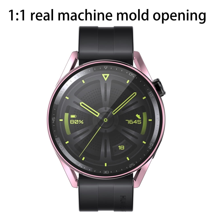 For Huawei GT3 46mm Electroplated Shockproof TPU Soft Case(Black) by buy2fix