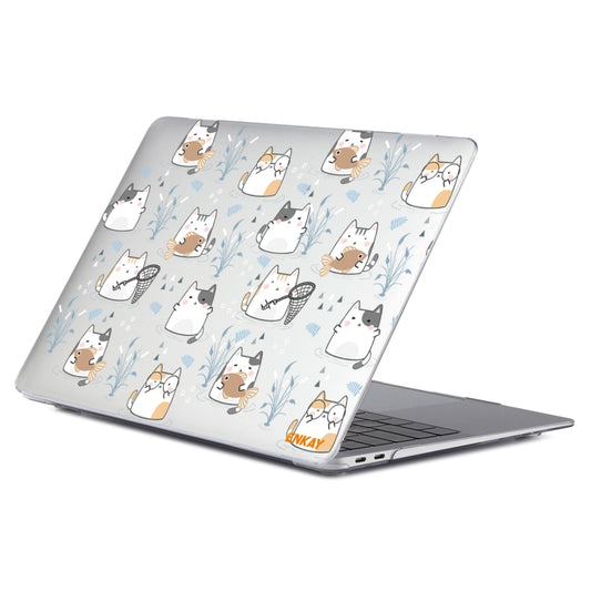 ENKAY Animal Series Pattern Laotop Protective Crystal Case For MacBook Pro 15.4 inch A1707 / A1990(Cute Cat) by ENKAY