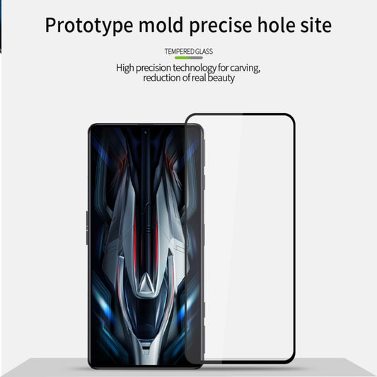 For Xiaomi Redmi K50 Gaming PINWUYO 9H 2.5D Full Screen Tempered Glass Film(Black) by PINWUYO