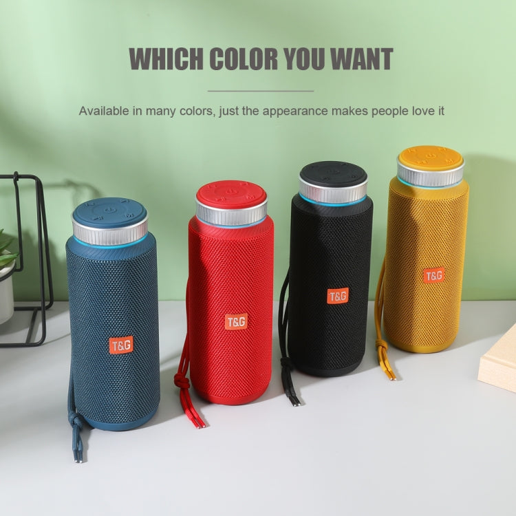 T&G TG326 Long Endurance Outdoor Knob Volume Control Bluetooth Speaker(Blue) by T&G