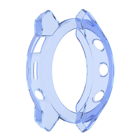 For Garmin Epix Gen2 Non-full Coverage Hollow TPU Watch Case(Transparent Blue) by buy2fix
