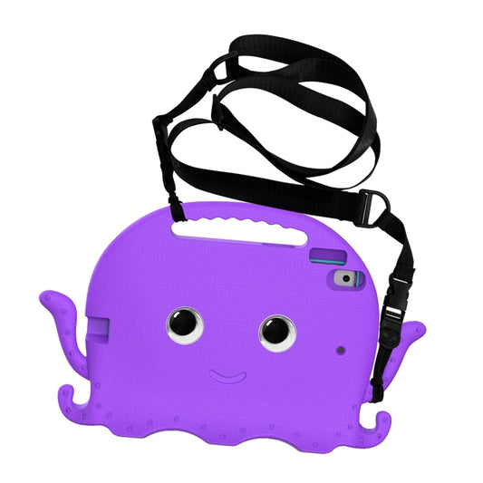 For iPad 10.2 2019 / 2020 Octopus Style EVA + PC Tablet Case with Strap(Purple) - iPad 10.2 Cases by buy2fix | Online Shopping UK | buy2fix