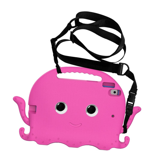 For iPad Air 3 10.5 2019 / Pro 10.5 Octopus Style EVA + PC Tablet Case with Strap(RoseRed) - iPad 10.2 Cases by buy2fix | Online Shopping UK | buy2fix