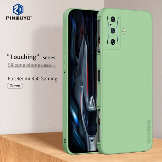 For Xiaomi Redmi K50 Gaming PINWUYO Sense Series Liquid Silicone TPU Phone Case(Green) by PINWUYO