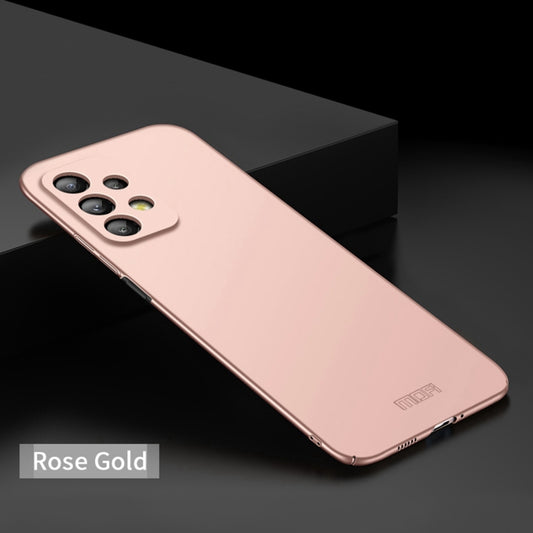 For Samsung Galaxy A73 5G MOFI Frosted PC Ultra-thin Hard Phone Case(Rose gold) by MOFI