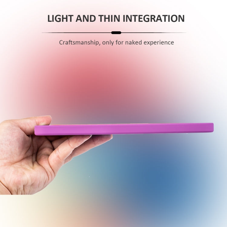 For iPad mini 6 / mini 2024 Liquid Silicone Magnetic Pen Function Tablet Case(Rainbow) - iPad mini 6 Cases by buy2fix | Online Shopping UK | buy2fix