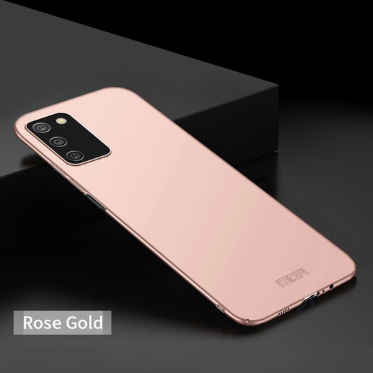 For Samsung Galaxy A02s EU / A03s / M02s / F02s MOFI Frosted PC Ultra-thin Hard Case(Rose Gold) by MOFI