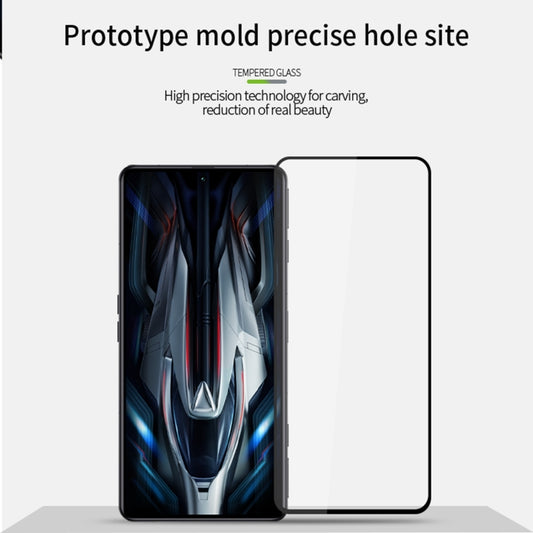 For Xiaomi Poco F4 GT PINWUYO 9H 2.5D Full Screen Tempered Glass Film(Black) by PINWUYO