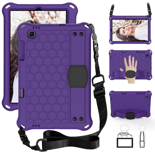 For Lenovo X306 / X606 / K10 Honeycomb EVA + PC Shockproof Tablet Case with Strap(Purple+Black) - Lenovo by buy2fix | Online Shopping UK | buy2fix