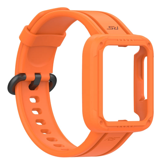 For Xiaomi Redmi Watch 2 Lite Silicone Solid Color Watch Band(Orange) by buy2fix
