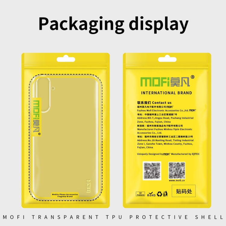 For Samsung Galaxy S20 FE / S20 FE 2022 MOFI Ming Series Ultra-thin TPU Phone Case(Transparent) by MOFI