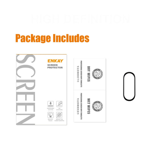 1 PC For Xiaomi Mi Band 7 ENKAY 3D Full Coverage Soft PC Edge + PMMA HD Screen Protector Film by ENKAY