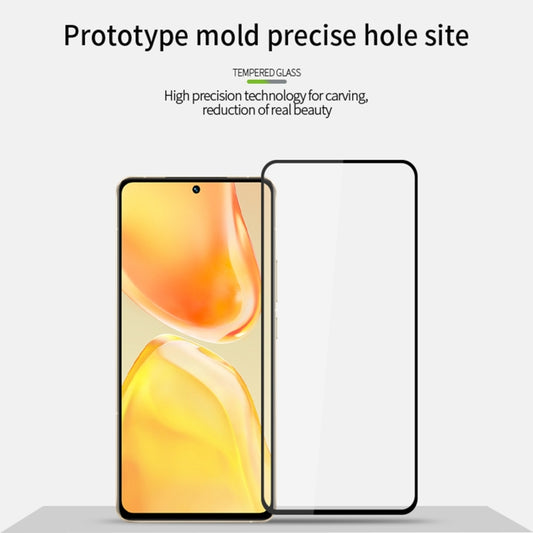 For vivo S15 PINWUYO 9H 2.5D Full Screen Tempered Glass Film(Black) by PINWUYO