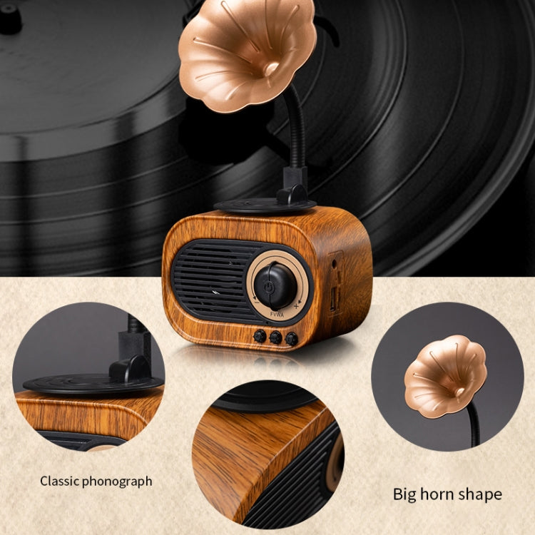 B5 Retro Phonograph Design Portable Wireless Stereo Speaker by buy2fix
