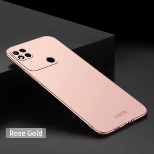 For Xiaomi Redmi 10A MOFI Frosted PC Ultra-thin Hard Case(Rose Gold) by MOFI