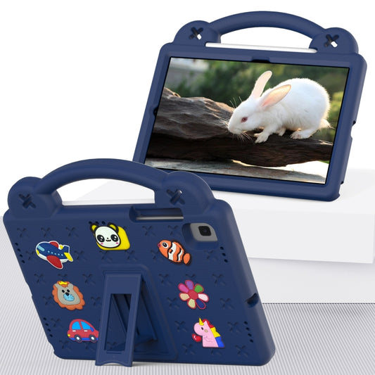 For Samsung Galaxy Tab A7 10.4 2020 T500/T505 Handle Kickstand Children EVA Shockproof Tablet Case(Navy Blue) - Other Galaxy Tab PC by buy2fix | Online Shopping UK | buy2fix