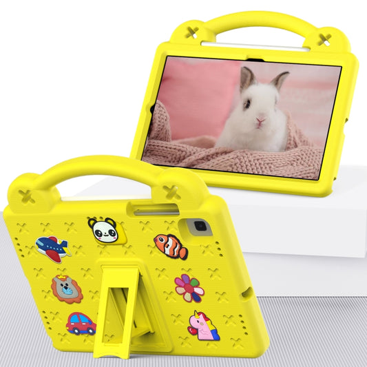 For Samsung Galaxy Tab S6 10.5 2019 T860/T865 Handle Kickstand Children EVA Shockproof Tablet Case(Yellow) - Tab S6 10.5 T860 / T865 by buy2fix | Online Shopping UK | buy2fix