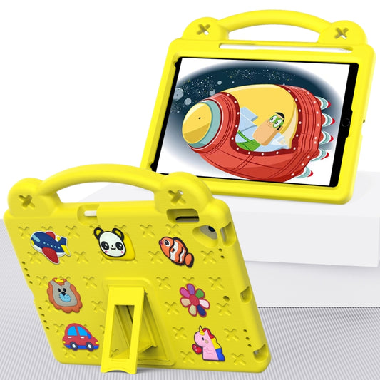 Handle Kickstand Children EVA Shockproof Tablet Case For iPad Air 2019 10.5 / Pro 10.5 2017(Yellow) - iPad Air (2019) Cases by buy2fix | Online Shopping UK | buy2fix